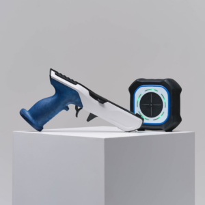 Pistolet laser focus and move