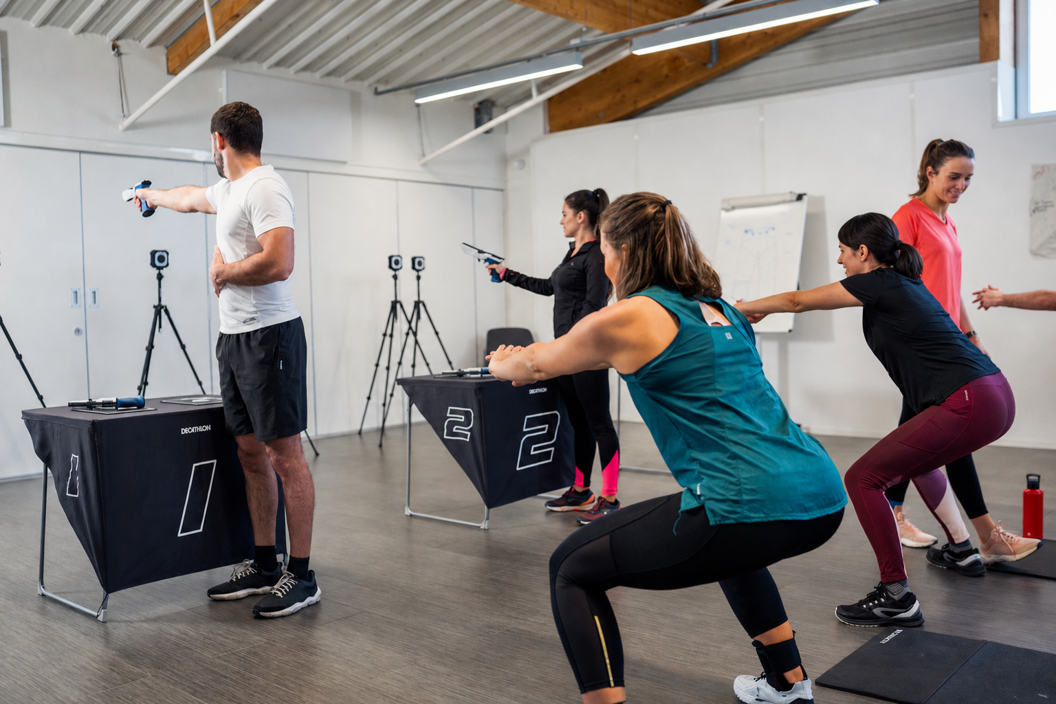 Usage terrain du tir laser Focus & Move