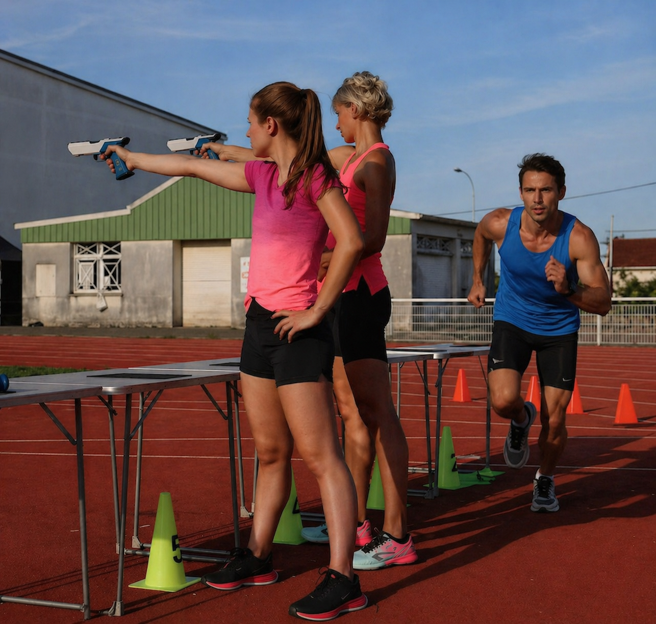 Animation sportive tir laser Focus & Move